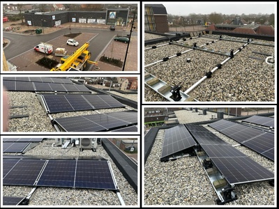 Deze week heeft Van Woesik Elektro de apotheek Maar in Nederweert voorzien van 24 zonnepanelen.